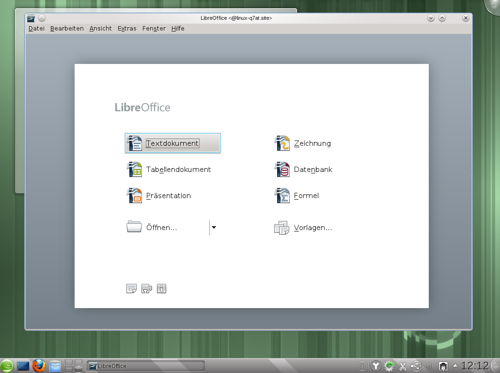 Libreoffice - Softwareauswahl
