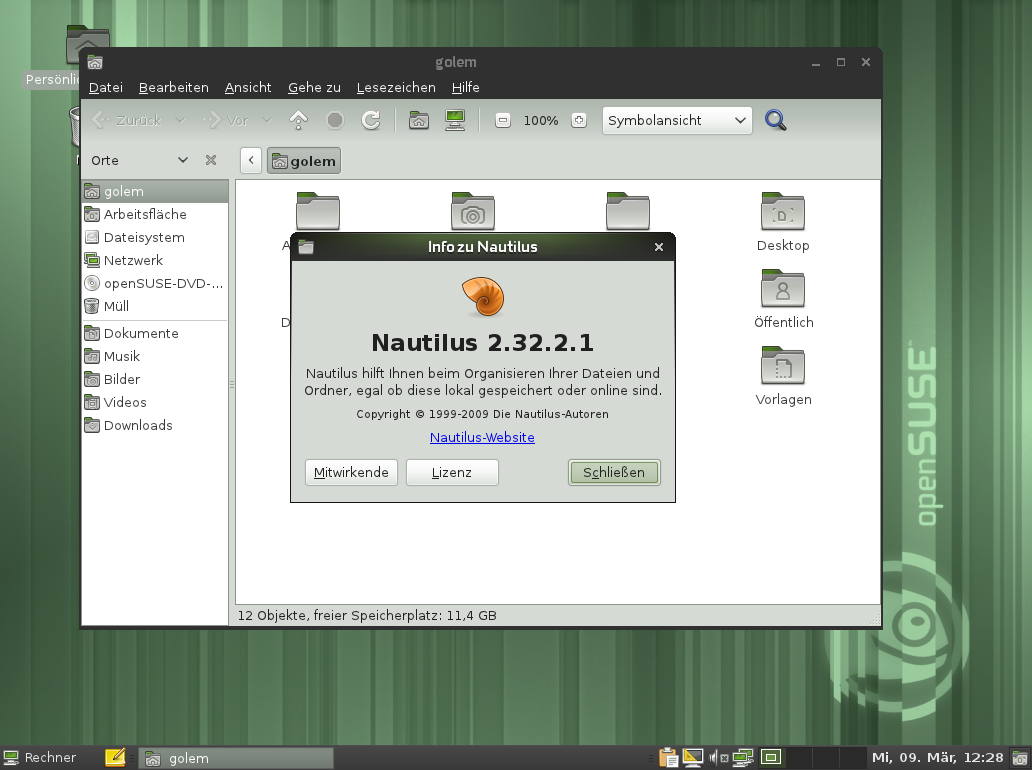 Der Gnome-Dateimanager Nautilus