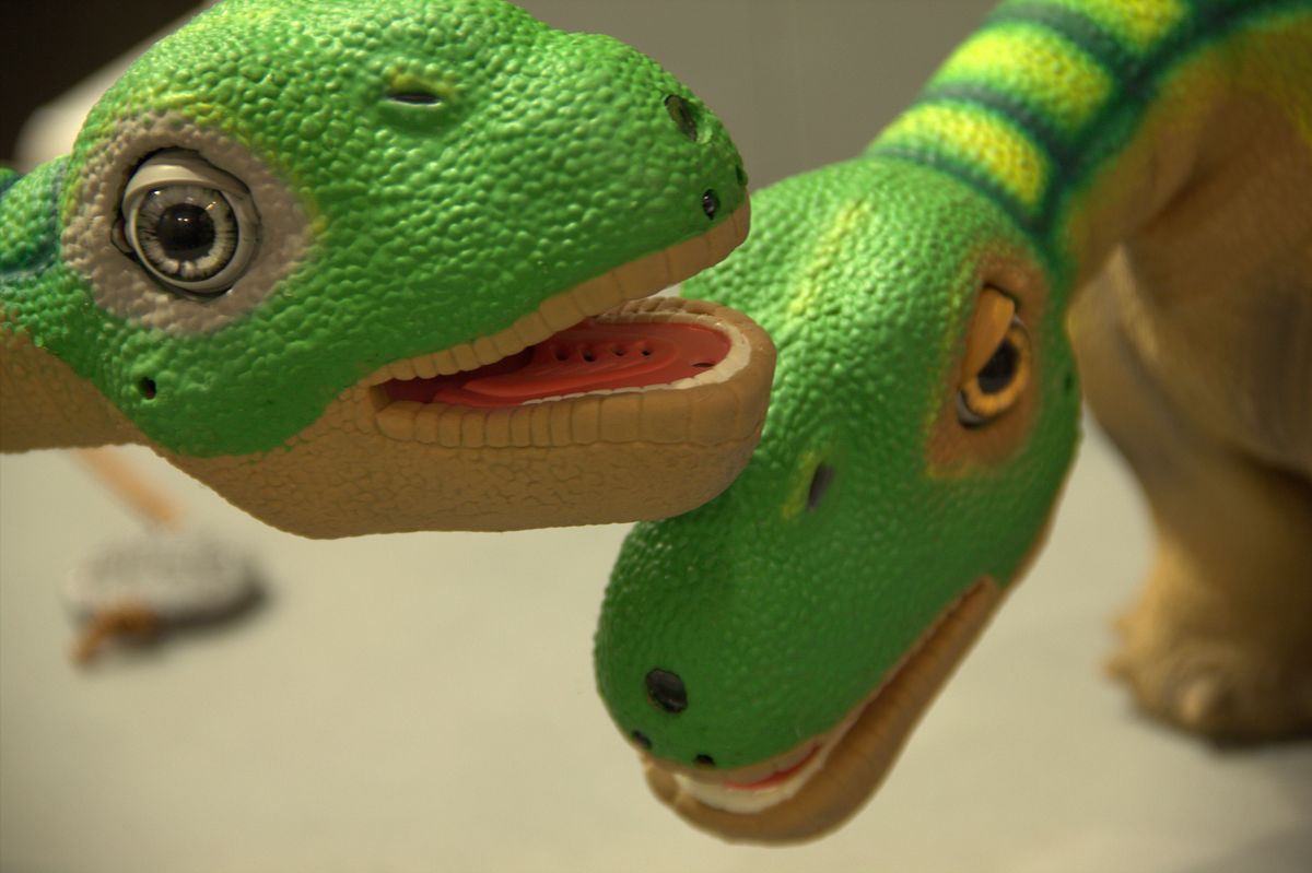 Weitere Neuerung: Die Dinos haben unterschiedliche Augenfarben. (Foto: wp)