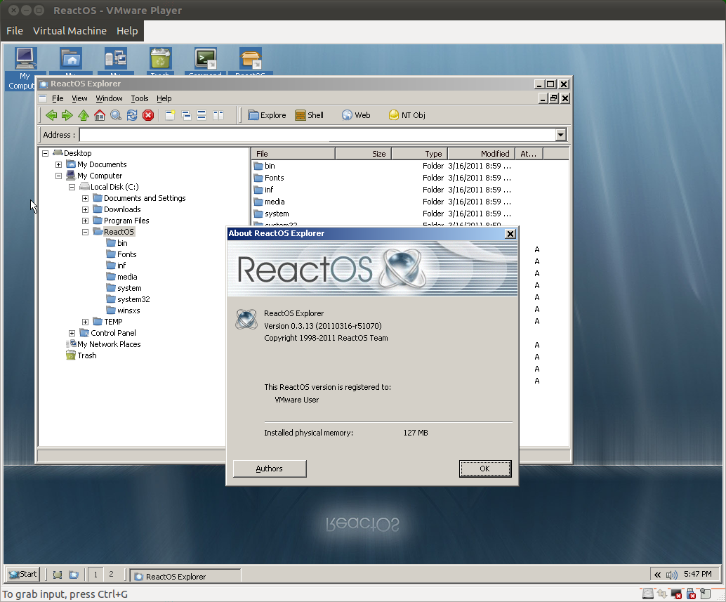ReactOS 0.3.13