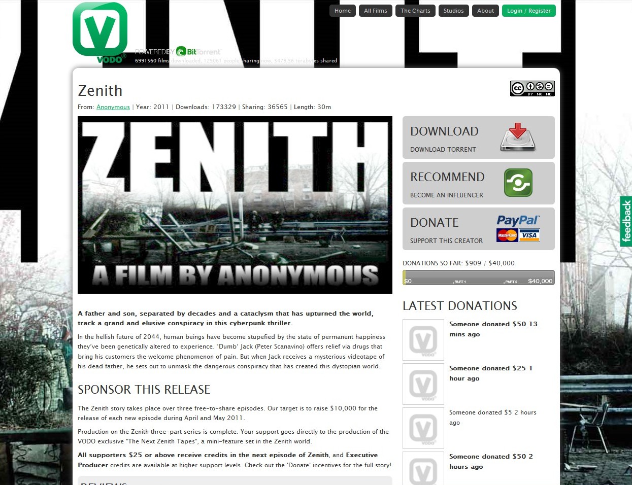 Zenith - Cyberpunk-Thriller in drei Teilen bei Vodo