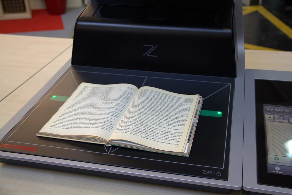 Das Buch wird beim Scannen weniger belastet als beim Kopieren. (Foto: wp)