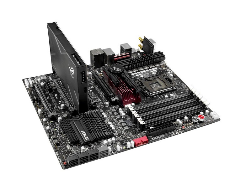 Das Rampage III mit Thunderbolt-Karte