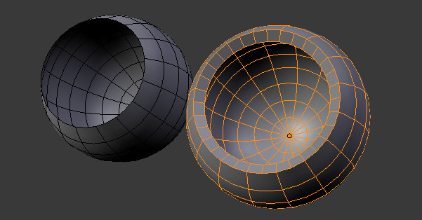 Mesh-Flächen automatisch extrudieren