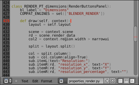 Flexible GUI in Blender 2.5