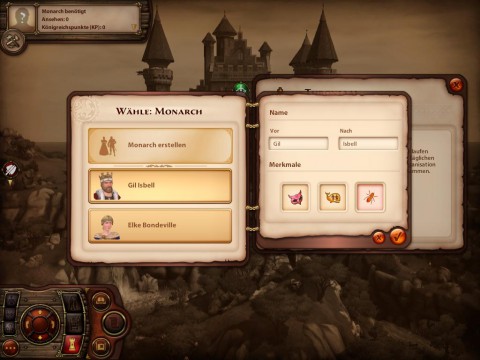 Per Klick entsteht ein neuer K&ouml;nig.