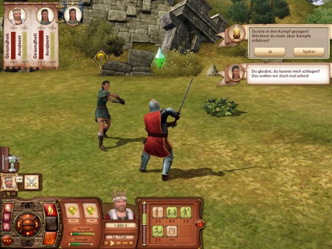 Auch K&auml;mpfe und Duelle gibt es im Mittelalter.