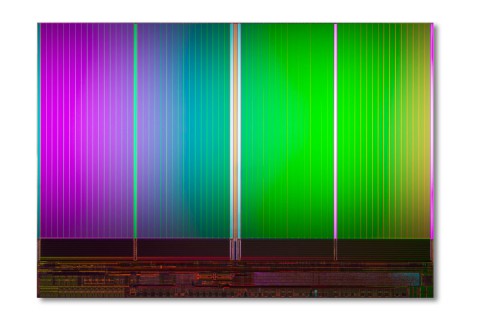 Die mit 64 Gigabit (8 GByte) NAND-Flash in 20-Nanometer-Technik