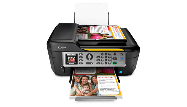 Kodak ESP Office 2170 mit ausgeklapptem Papierfach (Foto: Kodak)