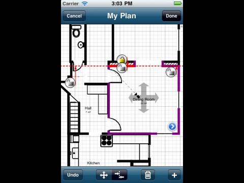 Magicplan - Zusammenf&uuml;gen der einzelnen R&auml;ume