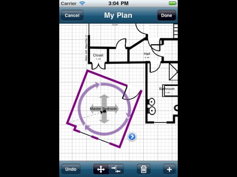 Magicplan - Zusammenf&uuml;gen der einzelnen R&auml;ume