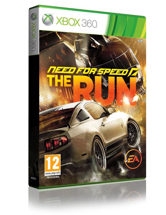 Die Verpackung der Xbox-360-Version von Need for Speed The Run