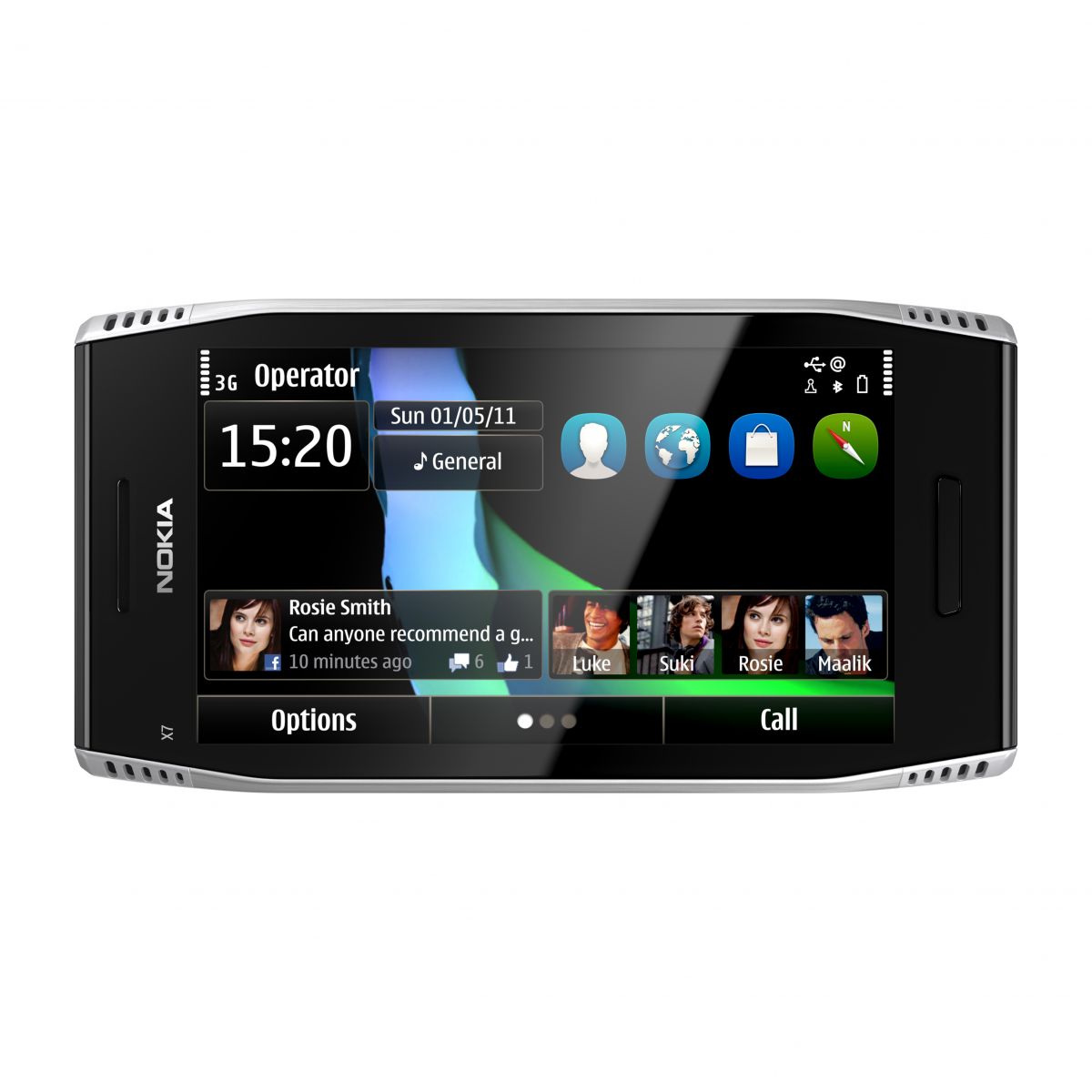 Nokia X7 mit Symbian Anna