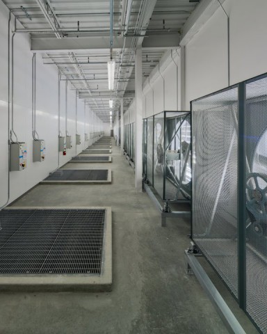 L&uuml;fter in Facebooks Rechenzentrum in Pineville