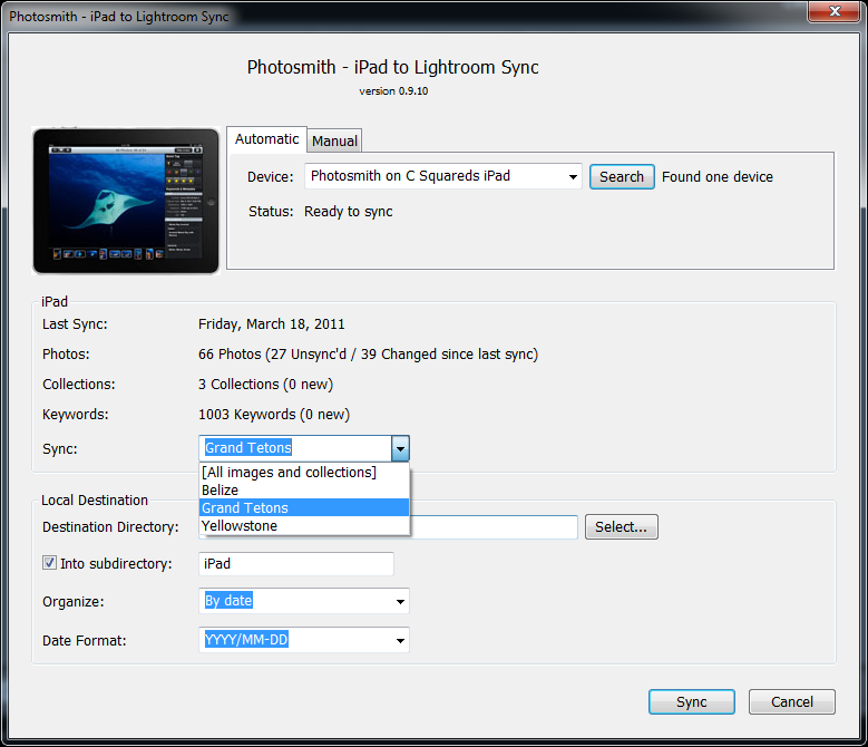 Lightroom-Plugin für Photosmith