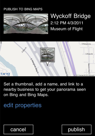 Microsoft Photosynth für iOS - Panorama auf Bing Maps
