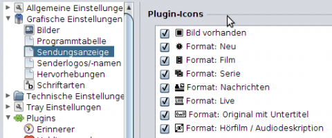 TV-Browser 3.0 - Konfiguration