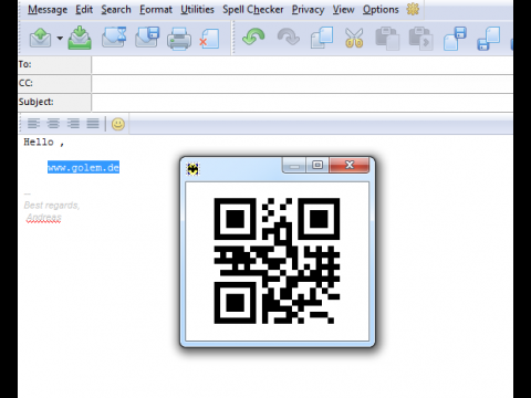 QR-Code einmal ohne...