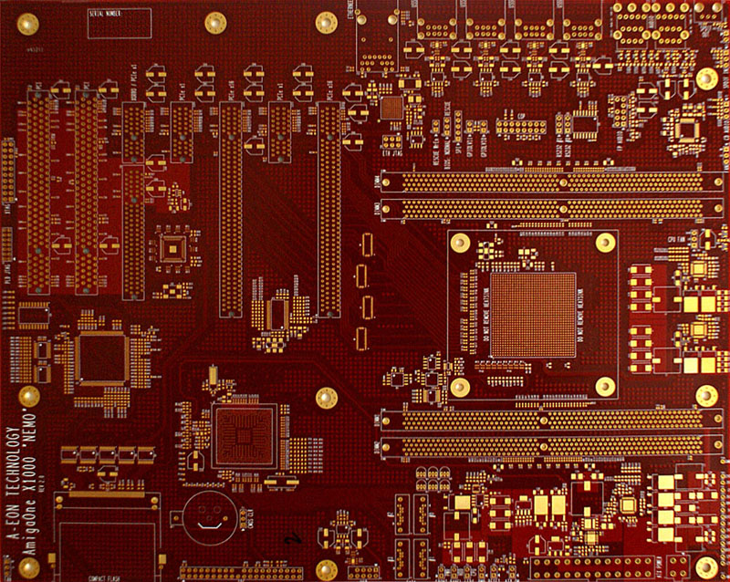 AmigaOne X1000 - Platinenoberseite des Nemo-R2-Boards (Bild: A-Eon Technology)