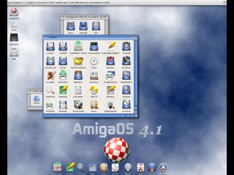 Auf dem AmigaOne X1000 l&auml;uft AmigaOS 4.1 - es kann aber auch Linux genutzt werden. (Bild: A-Eon Technology)