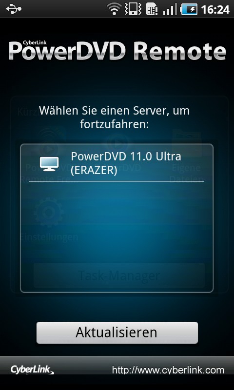 PowerDVD Remote App für Android (Bild: Cyberlink)
