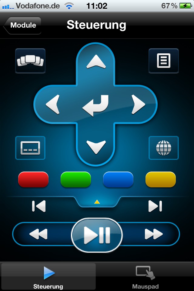 PowerDVD Remote App für iOS (Bild: Cyberlink)