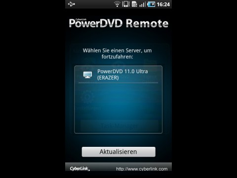PowerDVD Remote App f&uuml;r Android (Bild: Cyberlink)