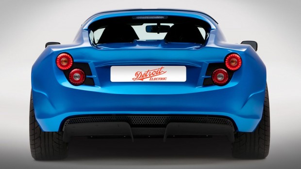 Das Auto basiert auf einem Lotus-Chassis. (Bild: Detroit Electric)