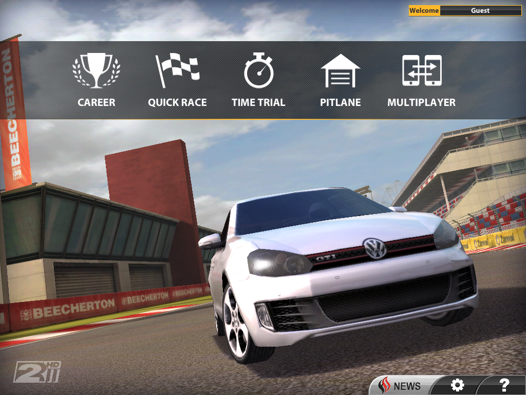 ... und am ersten iPad - mit erkennbar mehr "Treppchen" an Kanten