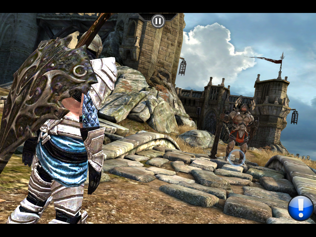 Infinity Blade am iPad 2...