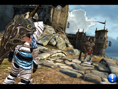 Infinity Blade am iPad 2...