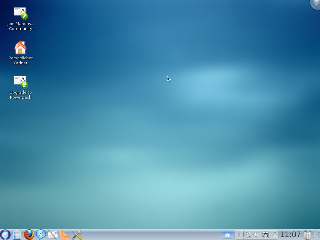 Als Standarddesktop nutzt Mandriva 2011 die Oberfläche KDE.