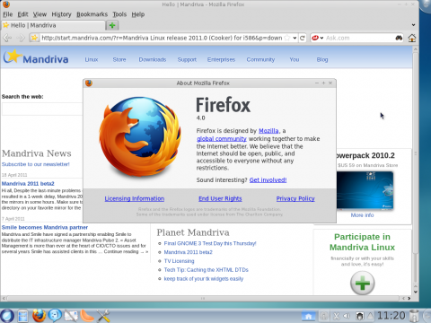 Der Webbrowser Firefox 4.0