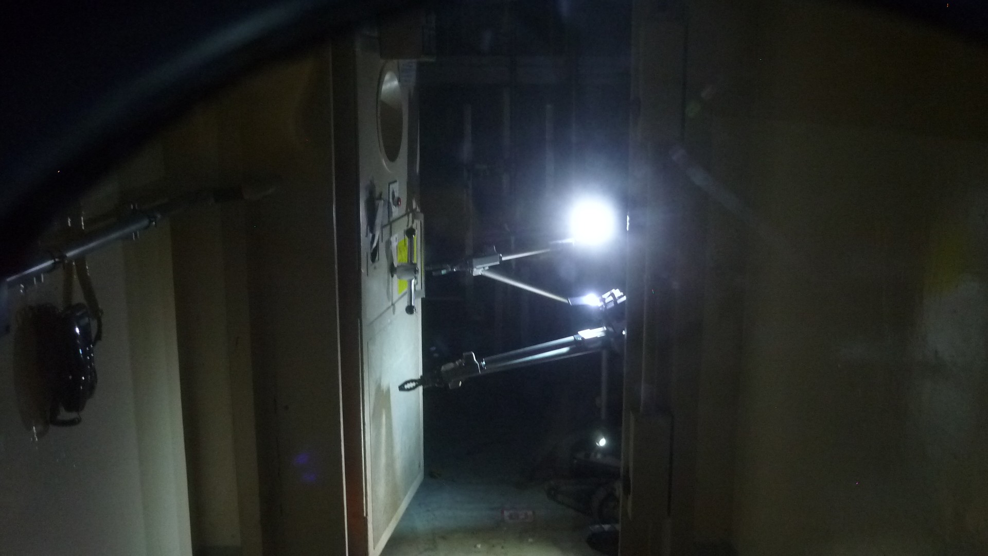 Sie nahmen unter anderem Strahlenmessungen vor. (Foto: Tepco)