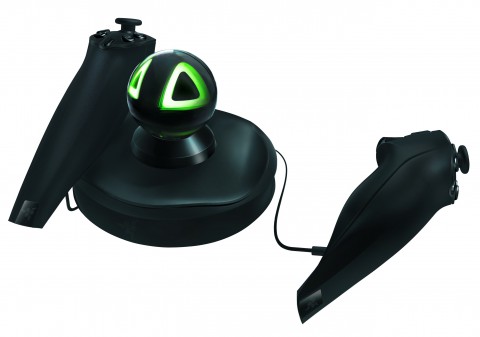 Razer Hydra - Basisstation mit Motion Sensing Controllern (Bild: Hersteller)