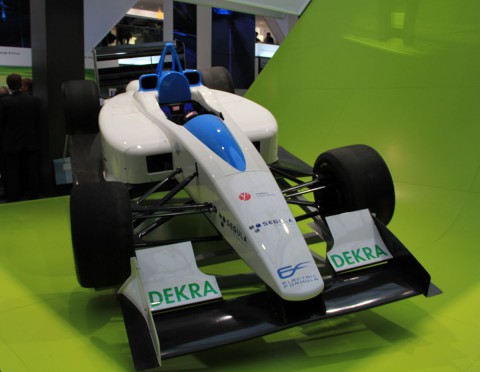 Elektrosport: Formel-Rennwagen mit Elektroantrieb... (Foto: wp)