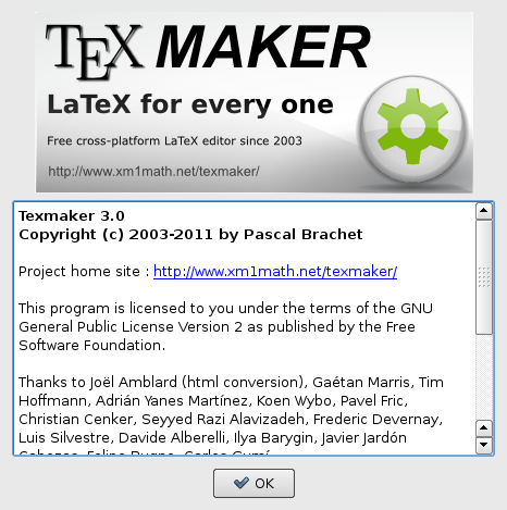 Texmaker 3.0