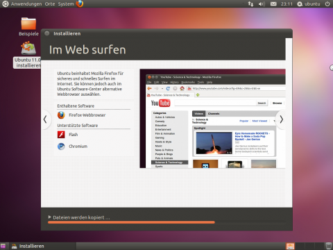 Die Diaschau des Installers