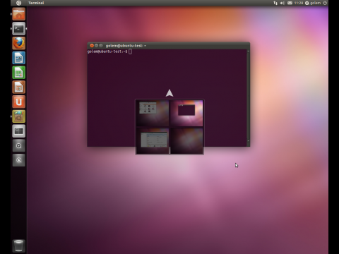 Die virtuellen Desktops k&ouml;nnen auch per Wechsler angesteuert werden.