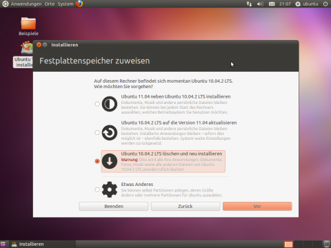 Der Installer wurde geringf&uuml;gig &uuml;berarbeitet...