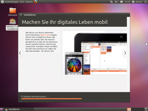 Die Diaschau des Installers