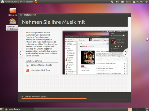Die Diaschau des Installers