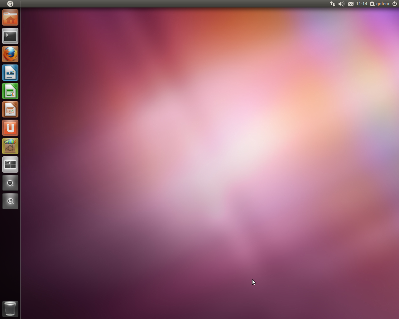Die Benutzeroberfläche Unity ist auch in der Desktopversion von Ubuntu Standard.