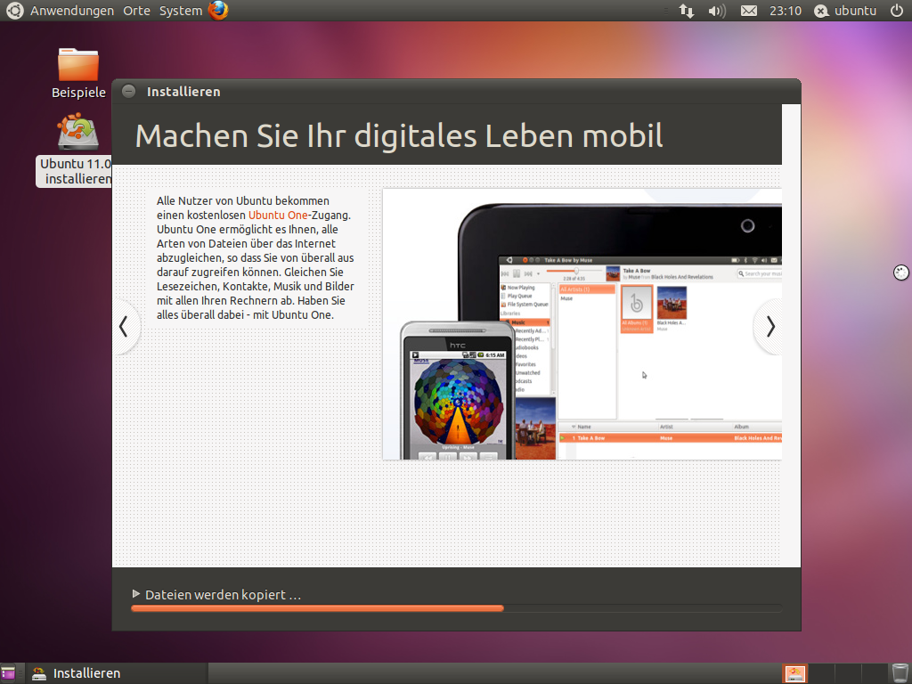 Die Diaschau des Installers