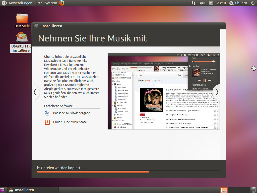 Die Diaschau des Installers