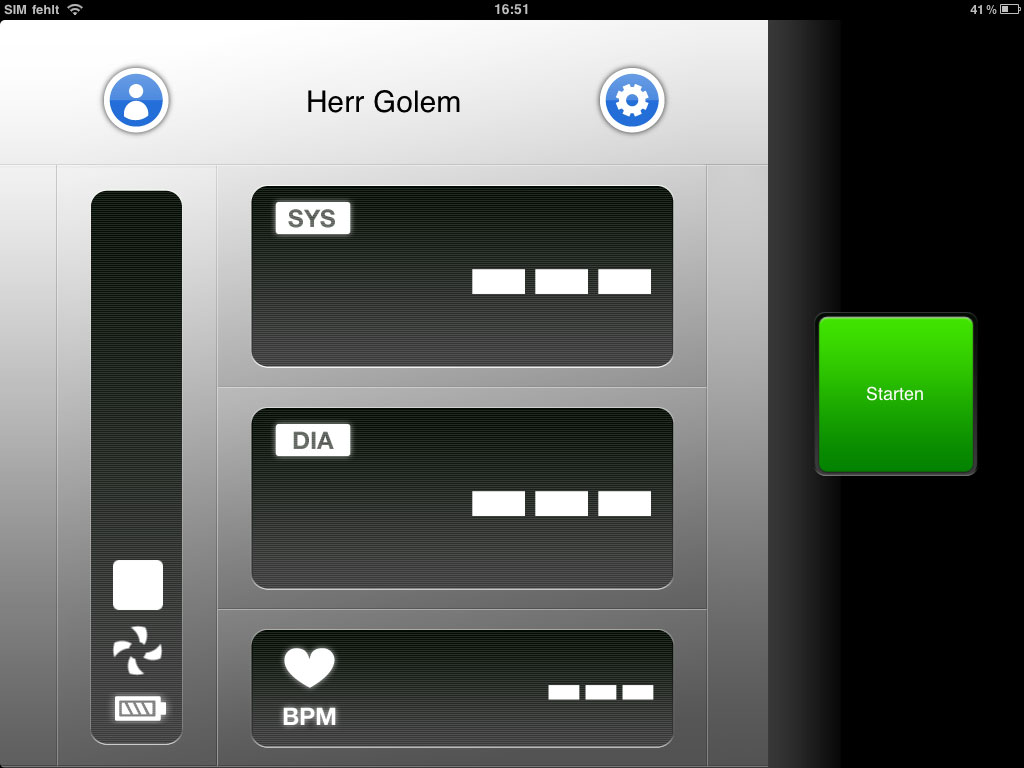 Withings Blood Pressure Monitor - kurz vor dem Start der Messung (Bild: ck)