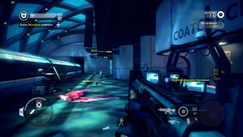 Zu Beginn einer Map ist die Grafik auf der Xbox 360 matschig und unscharf.