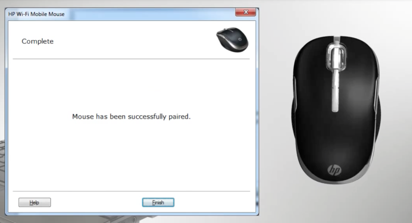 HP Wifi Mobile Mouse - Anbindung an den Rechner (Bild: HP)
