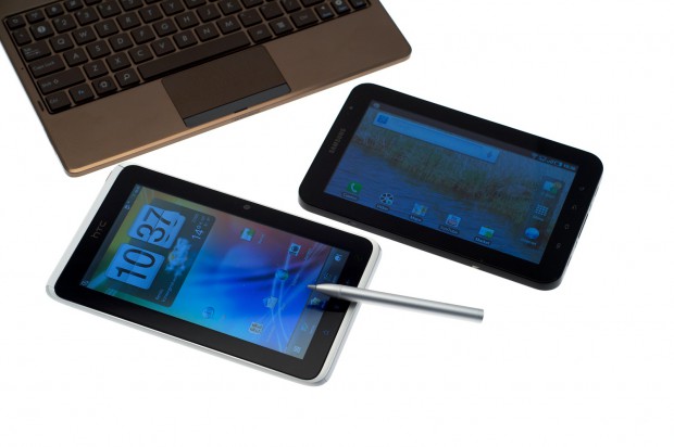 HTCs Flyer im Vergleich zu anderen Tablets (Bilder: Andreas Sebayang)