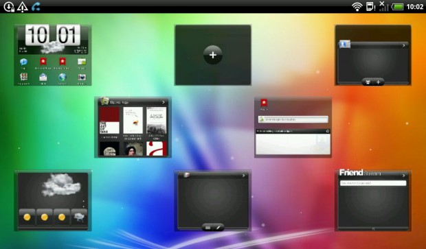 Praktische Übersicht der Oberfläche